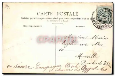 Ruiny zamku Crussol (Ardèche) — Kolekcja Nouvzelles Galeries — n°14 — Rewers