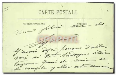 Lyon — Pałac Sądowy i Most Pałacu Sądowego, Wieża Fourvière — LL n° 503 — Rewers
