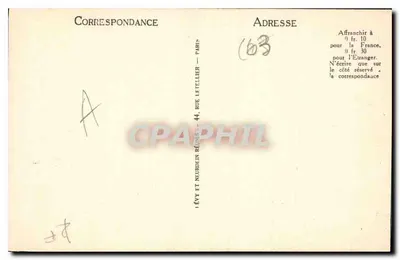 Montferrand - Casa Desplats o del Lys - editor no visible, n° de serie 27 — Reverso
