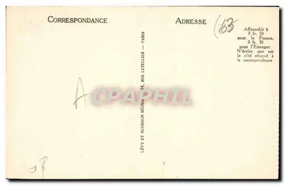 Montferrand — Dom zwany domem Lucréece. Drzwi Matki Bożej - L.L. — Rewers