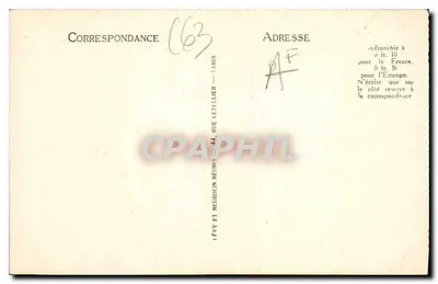 Montferrand — Drzwi z XV wieku — I.L. — Rewers