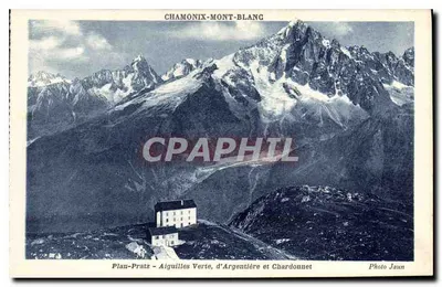 Chamonix-Mont-Blanc — Widok Aiguilles Vertes, d'Argentière i Chardonnet — Foto Jaun