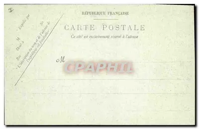 Zamek w Compiègne — Aleja Muz — LL — Rewers