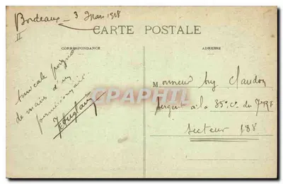 Bordeaux — W kierunku La-Bastide: jej nabrzeża, fabryki — Stacja kolejowa Compagnie d'Orléans — Rewers