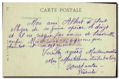 Nîmes — Wewnętrzna część Aren — Wydawca E. Le Dey, Paryż, nr 2645 — Rewers