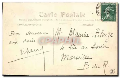 Adam ed Eva (Il primo bacio) — Montpellier — Edizione Paris Montpellier, n°58 — Verso