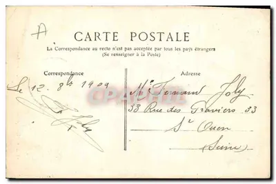Besançon — Arco di Trionfo Romano, Porta Noire — editore Rép. Judicieuse — Verso