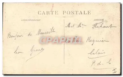 Marseille - A Igreja de São Vicente de Paulo (os Reformados) — editor Picon, n°12 — Verso