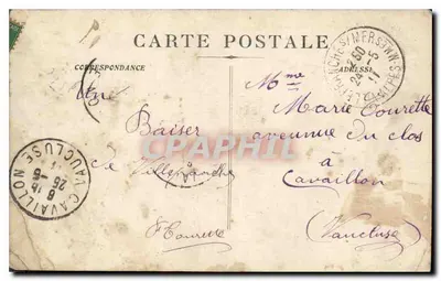 Marseille — Widok ogółem basenów Joliette — Stara pocztówka n°2506 — Rewers