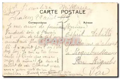 Tarascon — Urząd Miasta — Coll. L.A. — Rewers