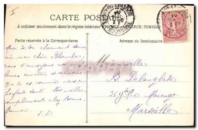 Tarascon - Kościół św. Marthe — widok budynku gotyckiego — wydawca: Phototypie A. Luccon - Marsylia — Rewers