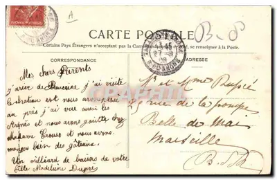 Tarascon — Most wiszący nad Rzeczą, widok z Chaussée de Beaucaire — Drouier et Bitou, Sirex — Rewers