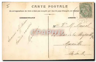 Tarascon — Portal (XI wiek) i Wieża (XV wiek) Katedry Ste-Marthe — Fot. Blanchie, Tarascon, n°8 — Rewers