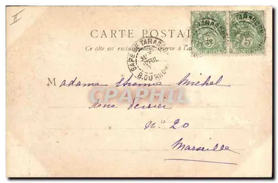 Tarascon — Igreja de Santa Marta — B.F. Chalon-sur-Saône — Verso