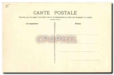 Tarascon — Zamek zwany Zamkiem Króla René — Fot. Blanchin, Tarascon — Rewers