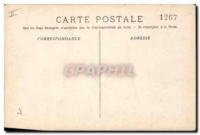 Tarascon - Wejście i wieże zamku króla René — Wydawca: Chaponot Marseille, nr 2082 — Rewers