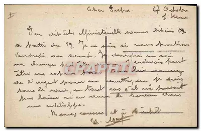 Tarascon - Zamek widziany z Rony — Fot. Combier Macon, nr 3721 — Rewers