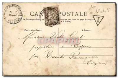 Tarascon — O Ródano coberto de gelo — Martinneau, Editor — Verso