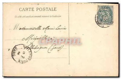 Tarascon - Święty Gabriel — wydawca C. Rieter w Beaucaire, numer seryjny nie widoczny — Rewers