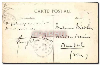 Avignon - Het Paleis van de Pausen en N. Mevrouw van de Domenici — onbekende uitgever, n° 82 — Achterkant