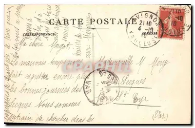 Avignon - O Ponte Saint-Bénézet — editor Félix Jean, n°23 — Verso