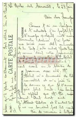Ogród Świętego Martial, Avignon — 'La Lutte', autorstwa Charpentiera — LL. — Rewers