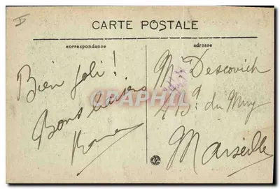 Avignon — Notre-Dame e o Palácio — Éd. Sorret, Avignon — Verso