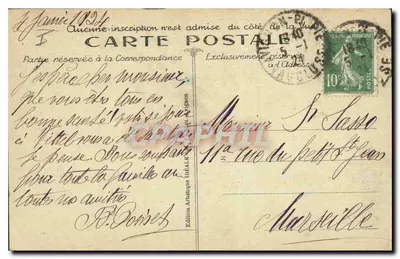 Avignon — O Pont Saint-Bénézet — Edição Artística IDÉALE — Verso