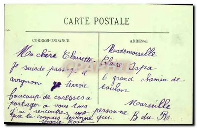 Avignon — O Palácio dos Papas — LL. n°7 — Verso