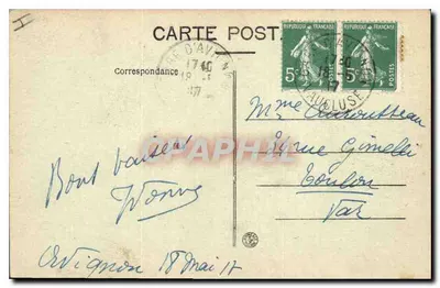 Avignon — Pałac Papieski — Façada Zachodnia — Wydawca nieznany, nr 26 — Rewers