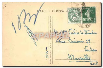 Avignon - Het Paleis van de Pausen — Artistieke uitgave 'IDÉAIE' - Kasteel van Beaumont — Achterkant