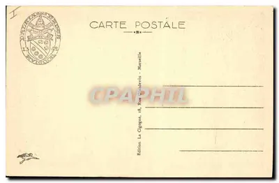 Avignon - Os Muros - A Torre Redonda — Edição La Cigogne, 18, Rue Clnadevès - Marselha — Verso