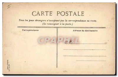 Avignon - A praça do Palácio — vista do Palácio dos Papas e da estátua da Liberdade — editor L.Y. à Ch. n°30 — Verso