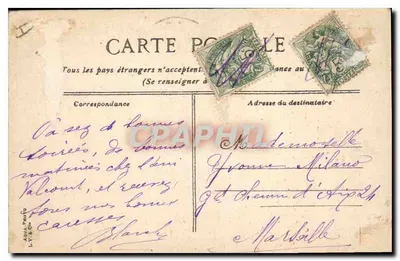 Avignon — Vue générale et le Rhône — Éditeur : L. V. & Cie, n° 20 — Rewers