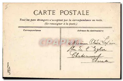 Avignon — Muzeum Calvet — wydawca A. L. P. (n°18) — Rewers