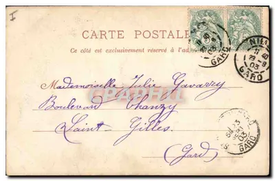 Avignon — O Sino da Prefeitura (século xv) — F. T., editor, n° 49 — Verso