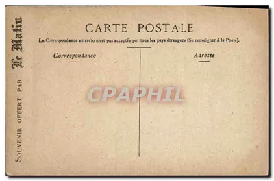 Marseille — Igreja dos Reformados — Le Matin — Verso