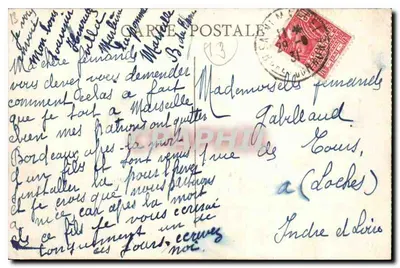 Marseille — Porte d'Aix — éditeur ROSSI — Verso