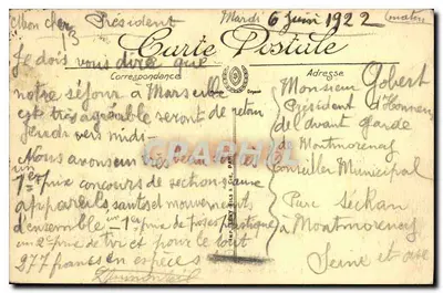 Marsella — El Arco del Triunfo, llamado Puerta de Aix — LL. — Editor LL, n° 224 — Reverso