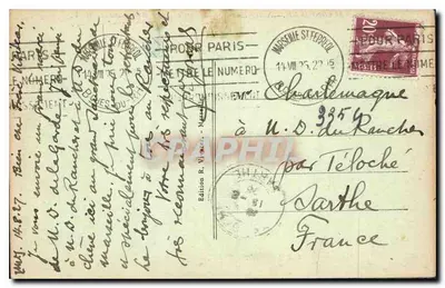 MARSEILLE - Nossa Senhora da Guarda - Os Elevadores - R.V. — Verso