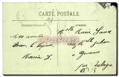 Marseille — Château de Longchamp — LL. — n° 199 — Rewers