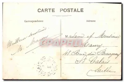 Marsiglia - Il Palazzo Longchamps - EL. — Verso