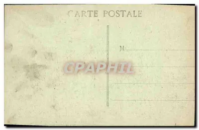 Marseille - Palais Longchamp — widok budynku i fontanny — Rewers