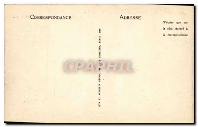 Marseille — De Kathedraal en het Fort Saint-Jean — Uitgever Letellier, n° 234 — Achterkant