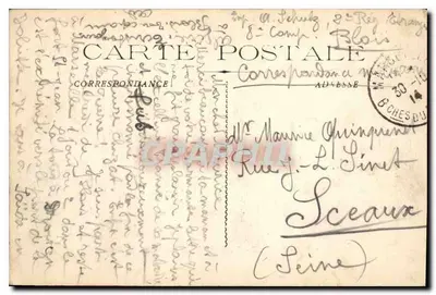 Marselha - A Catedral e o forte St-Jean — Agência Cyrhos, 78, quai do Port, Marselha — Verso