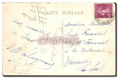 Marseille — Onze Lieve Vrouw van de Wachtpost — Fototipie — Achterkant
