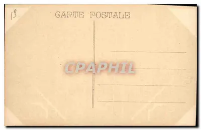 Marseille — Plac de la Bourse — widok głównego budynku i fontanny — wydawca nieznany — Rewers
