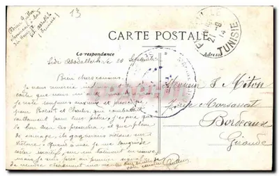 Marseille - Katedra — widok z portu — Graphphil — Rewers