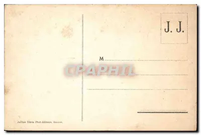 Genebra — A Ponte e o Cais do Léman — J.J. 8846 — Verso