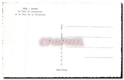 Lavaur — Torre do Jacquemart e Torre da Catedral — C. A. P., 44, rue Letellier - Paris — Verso